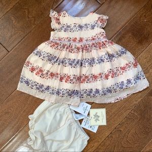 Laura Ashley dress and diaper cover set